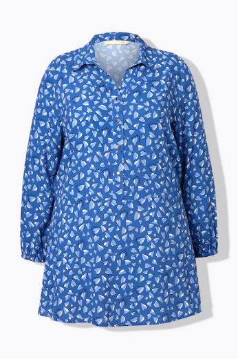 Moda za polnejše Bluza A-kroja s uzorkom srca plus velikost, xxl, Ulla Popken in Johann Popken (JP1880)