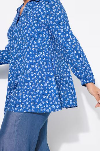 Moda za polnejše Bluza A-kroja s uzorkom srca plus velikost, xxl, Ulla Popken in Johann Popken (JP1880)