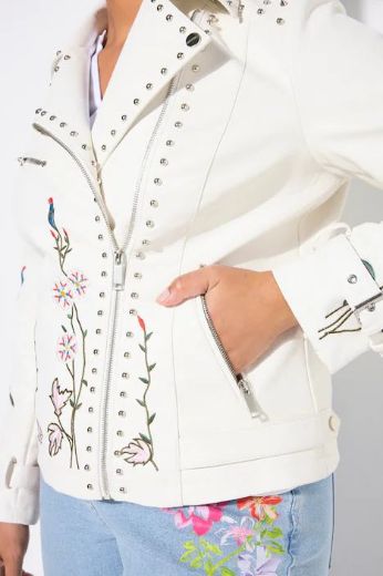 Moda za polnejše Jakna s ukrasnim zakovicama plus velikost, xxl, Ulla Popken in Johann Popken (JP1880)