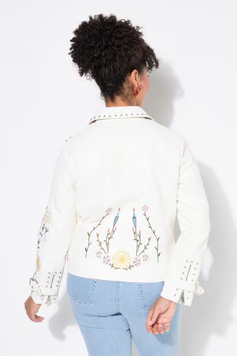Moda za polnejše Jakna s ukrasnim zakovicama plus velikost, xxl, Ulla Popken in Johann Popken (JP1880)