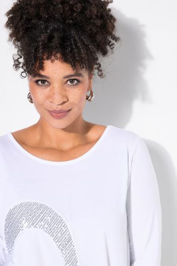 Moda za polnejše Majica kratkih rukava, srce plus velikost, xxl, Ulla Popken in Johann Popken (JP1880)