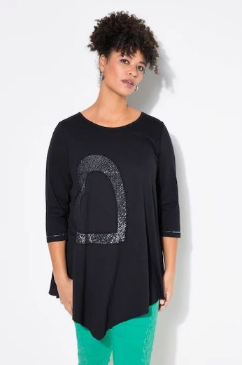 Moda za polnejše Majica kratkih rukava, srce plus velikost, xxl, Ulla Popken in Johann Popken (JP1880)