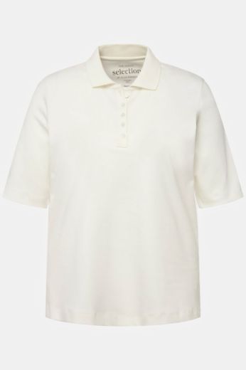 Moda za polnejše Majica Polo kratkih rukava plus velikost, xxl, Ulla Popken in Johann Popken (JP1880)