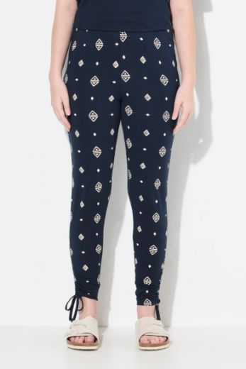 Moda za polnejše Tajice s printom plus velikost, xxl, Ulla Popken in Johann Popken (JP1880)