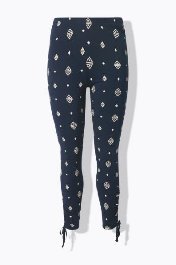 Moda za polnejše Tajice s printom plus velikost, xxl, Ulla Popken in Johann Popken (JP1880)