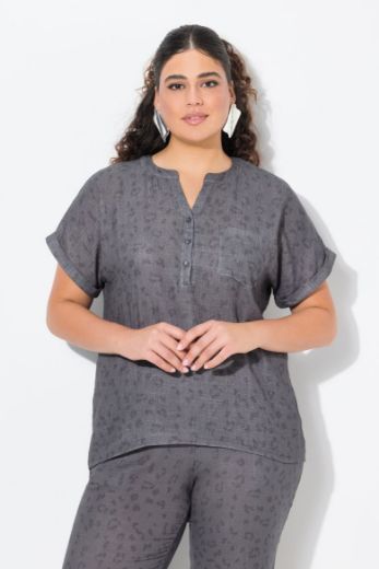 Moda za polnejše Bluza kratkih rukava V izreza plus velikost, xxl, Ulla Popken in Johann Popken (JP1880)