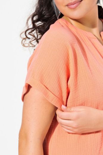 Moda za polnejše Bluza kratkih rukava V izreza plus velikost, xxl, Ulla Popken in Johann Popken (JP1880)