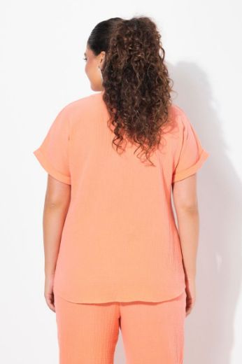 Moda za polnejše Bluza kratkih rukava V izreza plus velikost, xxl, Ulla Popken in Johann Popken (JP1880)