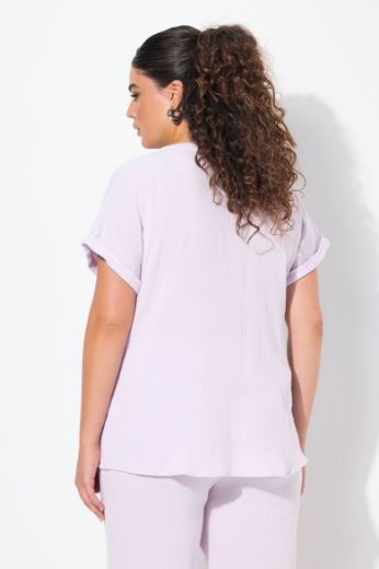 Moda za polnejše Bluza kratkih rukava V izreza plus velikost, xxl, Ulla Popken in Johann Popken (JP1880)