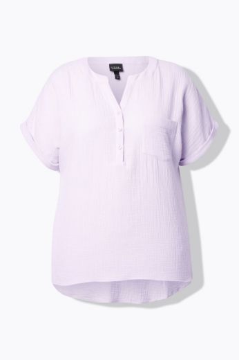 Moda za polnejše Bluza kratkih rukava V izreza plus velikost, xxl, Ulla Popken in Johann Popken (JP1880)