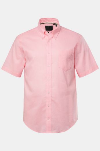 Moda za polnejše Košulja lanena kratki rukavi plus velikost, xxl, Ulla Popken in Johann Popken (JP1880)