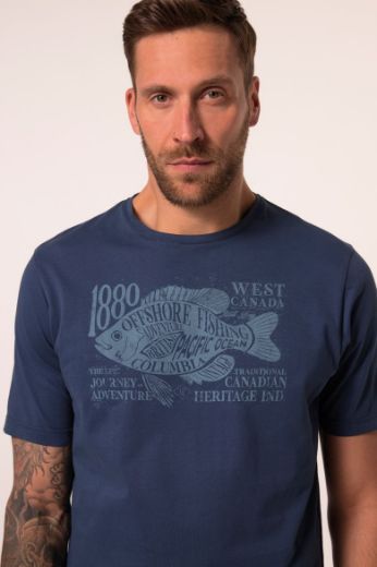 Moda za polnejše Majica kratkih rukava s motivom ribe plus velikost, xxl, Ulla Popken in Johann Popken (JP1880)