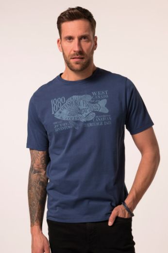 Moda za polnejše Majica kratkih rukava s motivom ribe plus velikost, xxl, Ulla Popken in Johann Popken (JP1880)