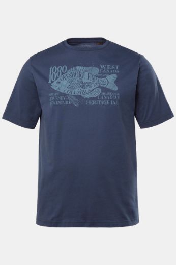 Moda za polnejše Majica kratkih rukava s motivom ribe plus velikost, xxl, Ulla Popken in Johann Popken (JP1880)