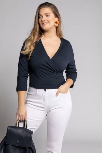 Moda za polnejše Bolero 3/4 rukavi plus velikost, xxl, Ulla Popken in Johann Popken (JP1880)