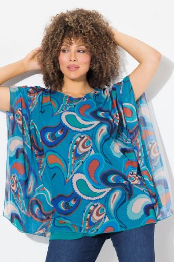 Moda za polnejše Bluza dvoslojna plus velikost, xxl, Ulla Popken in Johann Popken (JP1880)