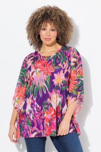 Moda za polnejše Bluza dvoslojna plus velikost, xxl, Ulla Popken in Johann Popken (JP1880)