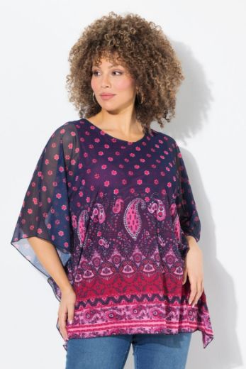 Moda za polnejše Bluza dvoslojna plus velikost, xxl, Ulla Popken in Johann Popken (JP1880)