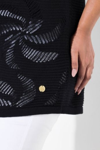Moda za polnejše Pulover kratkih rukava plus velikost, xxl, Ulla Popken in Johann Popken (JP1880)