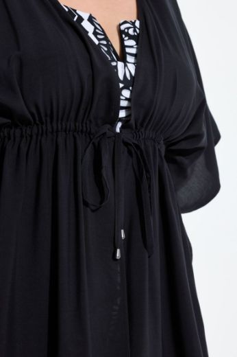 Moda za polnejše Kaftan kratkih rukava V ovratnika plus velikost, xxl, Ulla Popken in Johann Popken (JP1880)