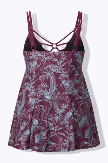 Moda za polnejše Kupaći kostim haljina plus velikost, xxl, Ulla Popken in Johann Popken (JP1880)