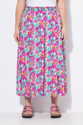 Moda za polnejše Suknja midi A kroja plus velikost, xxl, Ulla Popken in Johann Popken (JP1880)