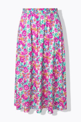 Moda za polnejše Suknja midi A kroja plus velikost, xxl, Ulla Popken in Johann Popken (JP1880)