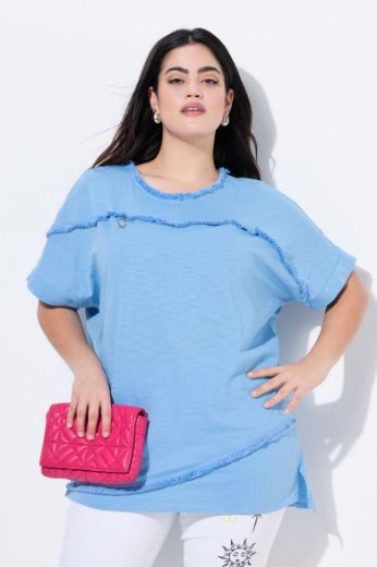 Moda za polnejše Majica kratkih rukava okruglog ovratnika plus velikost, xxl, Ulla Popken in Johann Popken (JP1880)