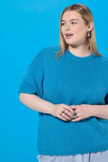 Moda za polnejše Pulover polu rukava okruglog ovratnika plus velikost, xxl, Ulla Popken in Johann Popken (JP1880)