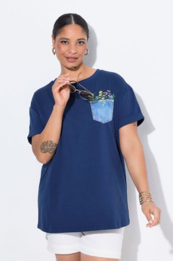 Moda za polnejše Majica kratkih rukava okruglog ovratnika plus velikost, xxl, Ulla Popken in Johann Popken (JP1880)