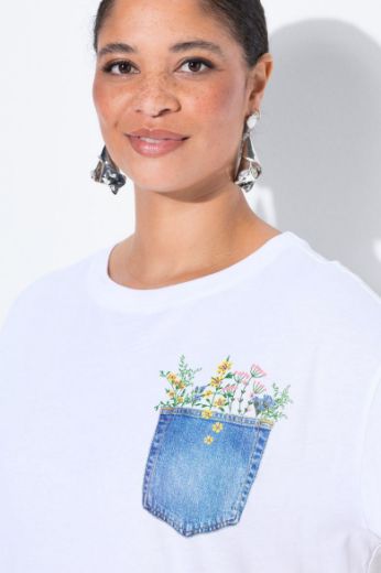 Moda za polnejše Majica kratkih rukava okruglog ovratnika plus velikost, xxl, Ulla Popken in Johann Popken (JP1880)