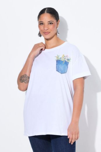 Moda za polnejše Majica kratkih rukava okruglog ovratnika plus velikost, xxl, Ulla Popken in Johann Popken (JP1880)