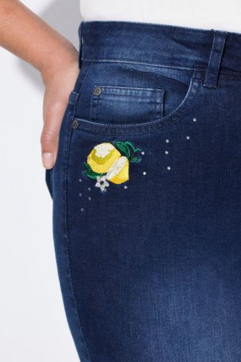 Moda za polnejše Traperice Capri plus velikost, xxl, Ulla Popken in Johann Popken (JP1880)