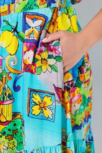 Moda za polnejše Haljina kratkih rukava A kroja plus velikost, xxl, Ulla Popken in Johann Popken (JP1880)