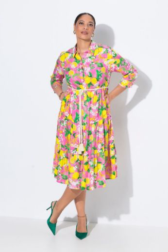 Moda za polnejše Haljina 3/4 rukava A kroja plus velikost, xxl, Ulla Popken in Johann Popken (JP1880)