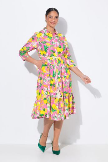 Moda za polnejše Haljina 3/4 rukava A kroja plus velikost, xxl, Ulla Popken in Johann Popken (JP1880)