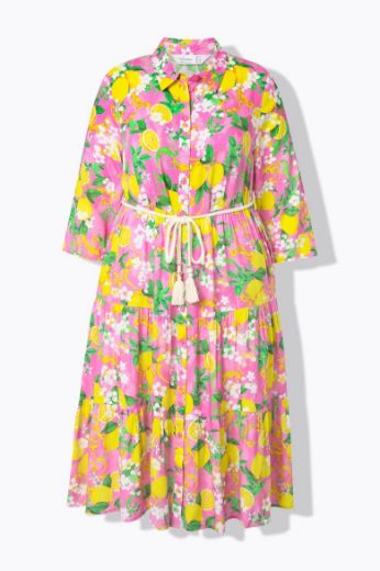 Moda za polnejše Haljina 3/4 rukava A kroja plus velikost, xxl, Ulla Popken in Johann Popken (JP1880)