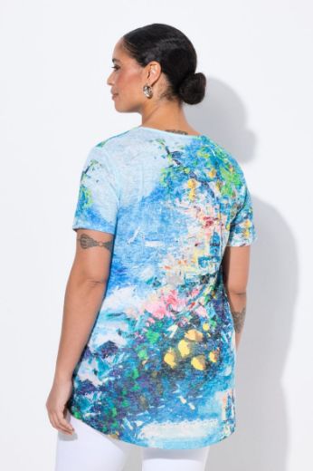 Moda za polnejše Majica kratkih rukava V ovratnika plus velikost, xxl, Ulla Popken in Johann Popken (JP1880)