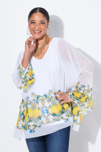 Moda za polnejše Bluza dugih rukava šireg kroja plus velikost, xxl, Ulla Popken in Johann Popken (JP1880)