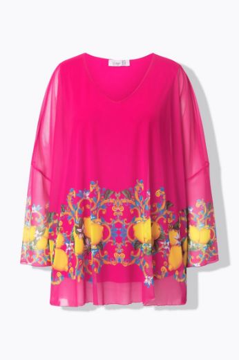 Moda za polnejše Bluza dugih rukava šireg kroja plus velikost, xxl, Ulla Popken in Johann Popken (JP1880)