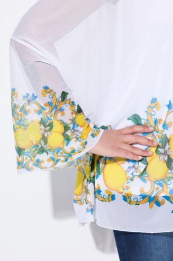 Moda za polnejše Bluza dugih rukava šireg kroja plus velikost, xxl, Ulla Popken in Johann Popken (JP1880)