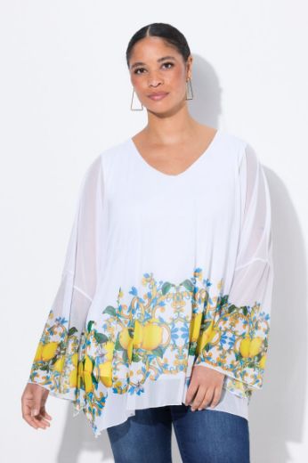 Moda za polnejše Bluza dugih rukava šireg kroja plus velikost, xxl, Ulla Popken in Johann Popken (JP1880)