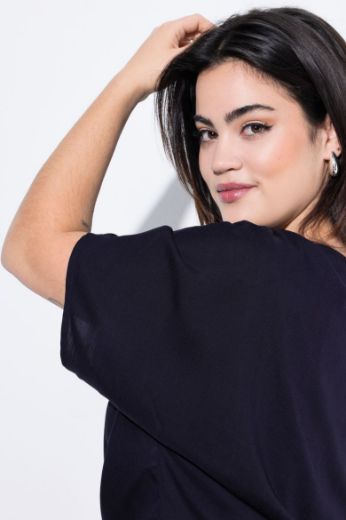 Moda za polnejše Bluza kratkih rukava V ovratnika kraćeg kroja plus velikost, xxl, Ulla Popken in Johann Popken (JP1880)