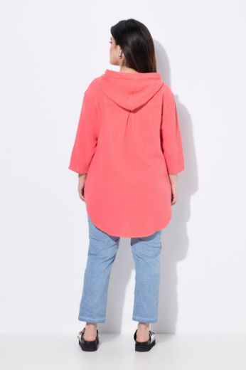 Moda za polnejše Bluza od muslina s kapuljačom plus velikost, xxl, Ulla Popken in Johann Popken (JP1880)