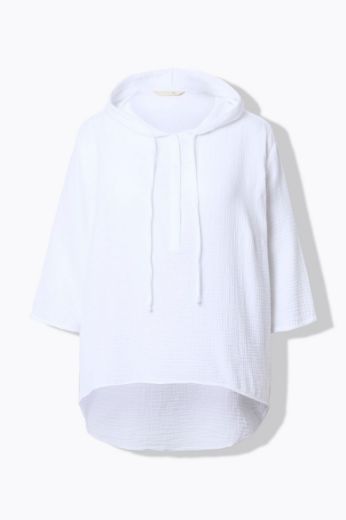 Moda za polnejše Bluza od muslina s kapuljačom plus velikost, xxl, Ulla Popken in Johann Popken (JP1880)