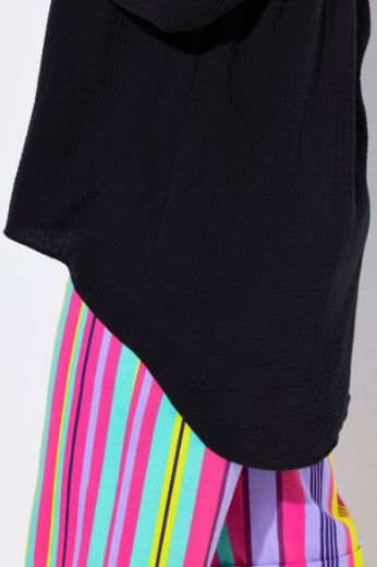 Moda za polnejše Bluza od muslina s kapuljačom plus velikost, xxl, Ulla Popken in Johann Popken (JP1880)