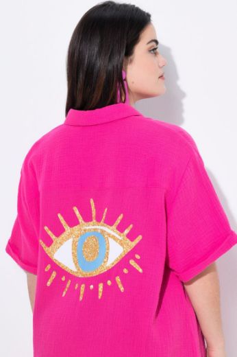 Moda za polnejše Bluza kratkih rukava šireg kroja plus velikost, xxl, Ulla Popken in Johann Popken (JP1880)