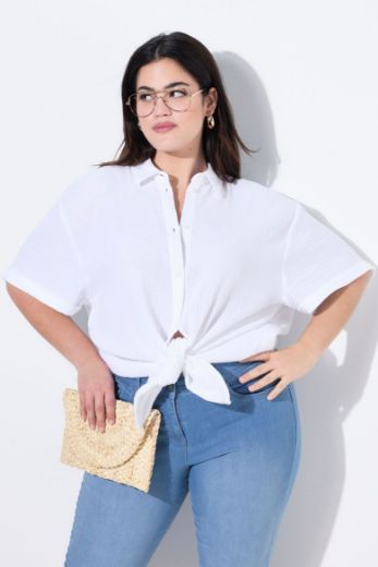 Moda za polnejše Bluza kratkih rukava šireg kroja plus velikost, xxl, Ulla Popken in Johann Popken (JP1880)