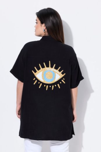 Moda za polnejše Bluza kratkih rukava šireg kroja plus velikost, xxl, Ulla Popken in Johann Popken (JP1880)