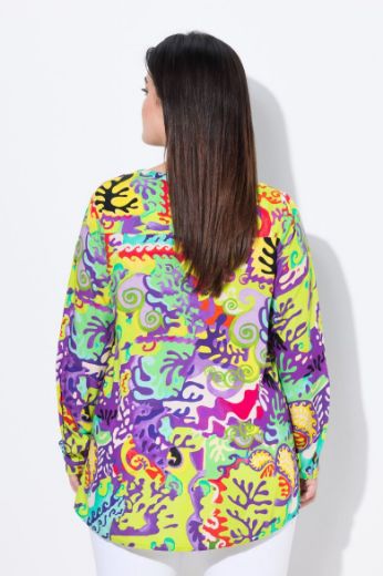 Moda za polnejše Bluza dugih rukava A kroja plus velikost, xxl, Ulla Popken in Johann Popken (JP1880)